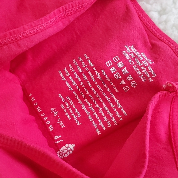 Free People Good Karma Crop bright pink - Picture 11 of 12